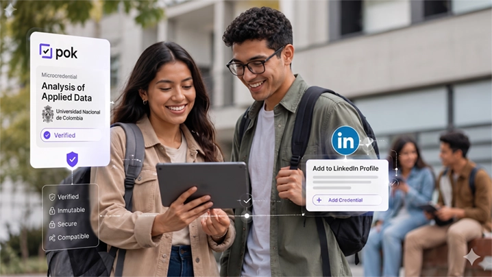 How POK is Transforming Student Employability on LinkedIn with Verified Digital Credentials in Latin America