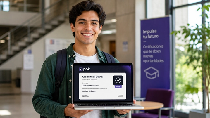 Tres pilares clave que transforman la educación y la empleabilidad: IA, analíticas de aprendizaje y credenciales digitales en blockchain
