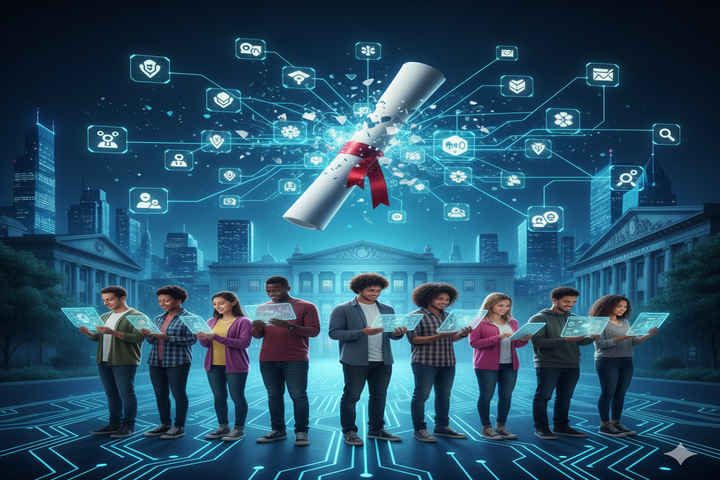 El título universitario ya no alcanza: credenciales digitales