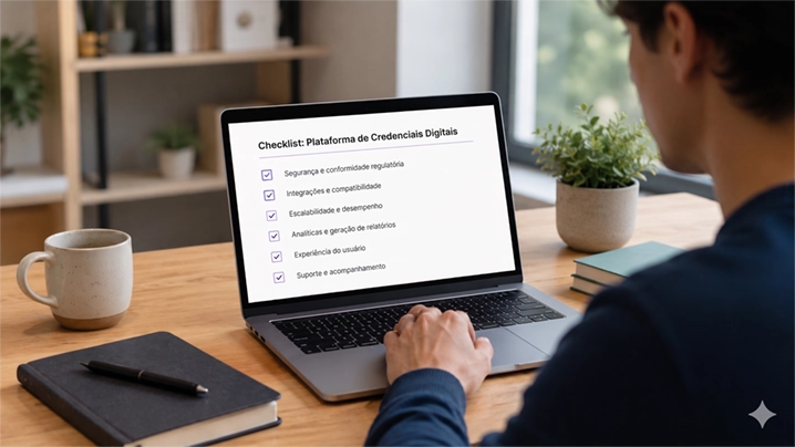 Credenciais digitais para instituições educacionais: o que avaliar antes de escolher uma plataforma
